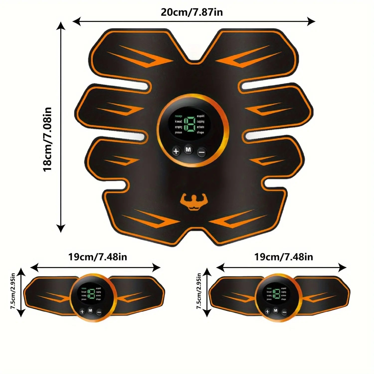 Fitness Equipment, Abs Workout Equipment, Perfect Work from Home Fitness, Smart Fitness Ab Workout - Abs  Trainer Abdominal - Men and Women Ab Belt Trainer Nova Trendz