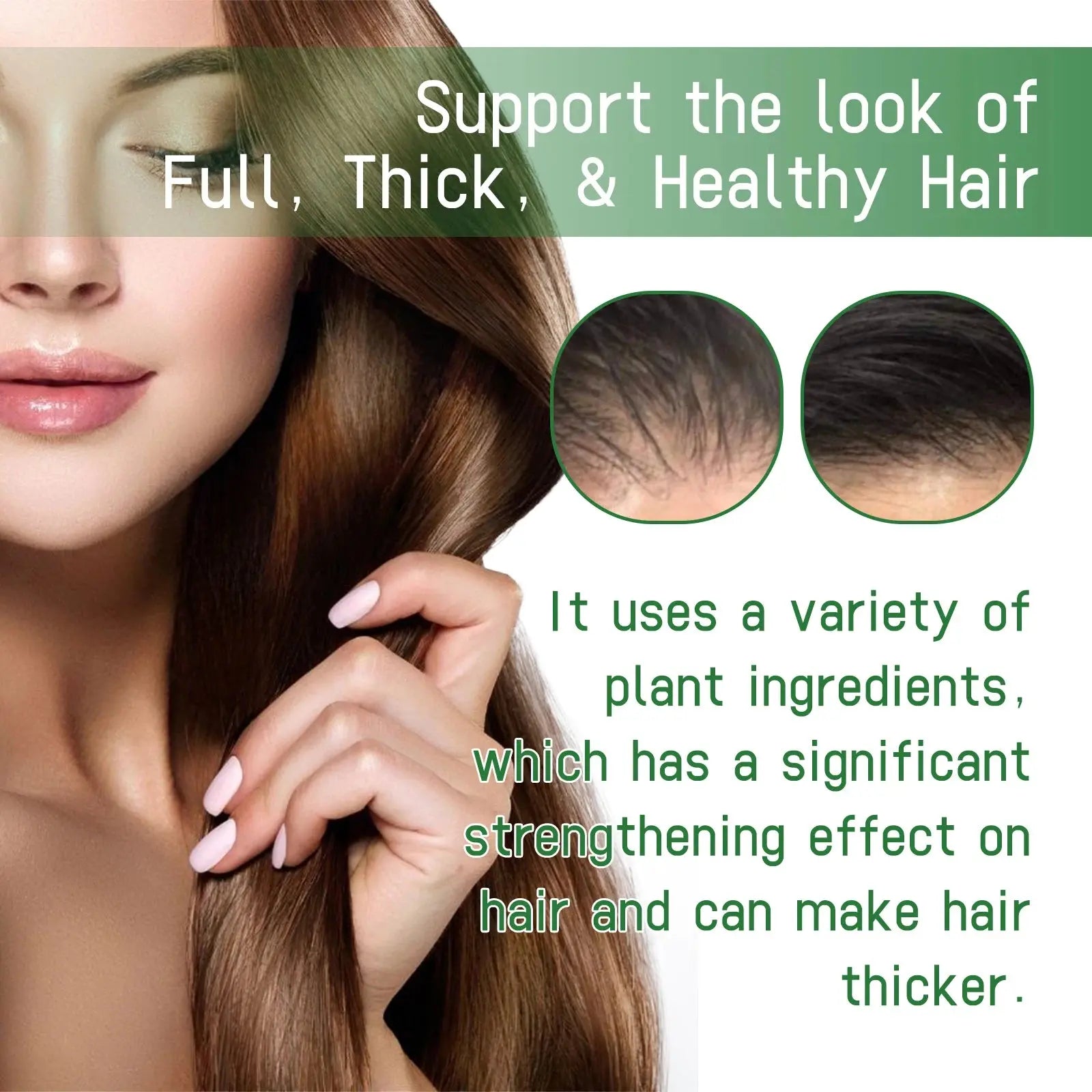 Eelhoe Rosemary Hair & Scalp Oil with Brush Rosemary Scalp Treatment Oil with Applicator Brush Nova Trendz
