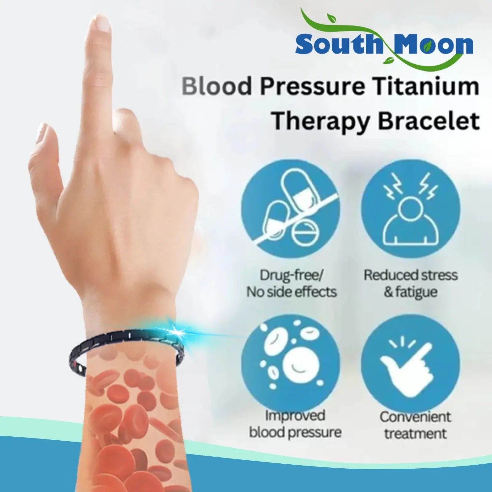 Sugar Regulator Bangle Blood Balance Glucose Management Treat Diabetes Acupressure Lower Blood Sugar Relief Fatigue Health Care Nova Trendz