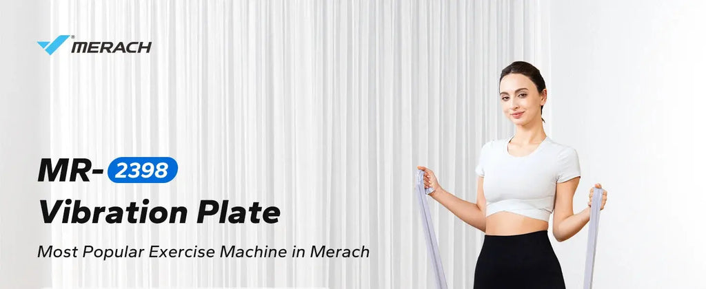 MERACH Vibration Plate Exercise Machine Whole Body Workout Power Vibrate Fitness Platform Vibration Plate Weight Loss & Shaping Nova Trendz
