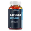 L-Arginine Supplement - Boosts Energy and Endurance, Improves Muscle Mass and Athletic Performance - 60 Gummies Nova Trendz