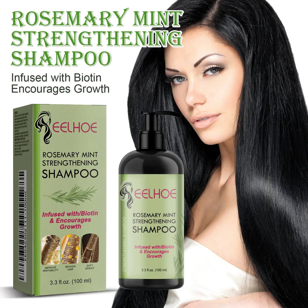 Eelhoe Rosemary Hair & Scalp Oil with Brush Rosemary Scalp Treatment Oil with Applicator Brush Nova Trendz