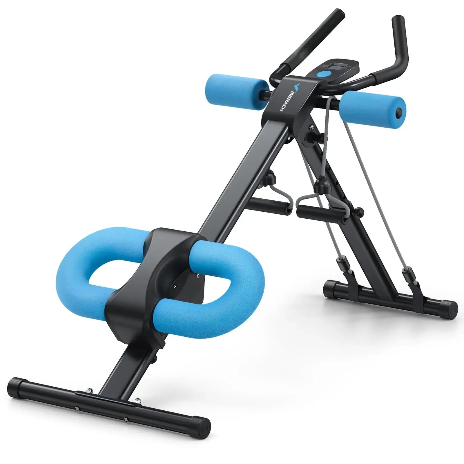 MERACH Ab Machine Adjustable Trainer Workout Foldable Knee Protection Abdominal Exercise Machine Core Ab Exercise System Trainer Nova Trendz