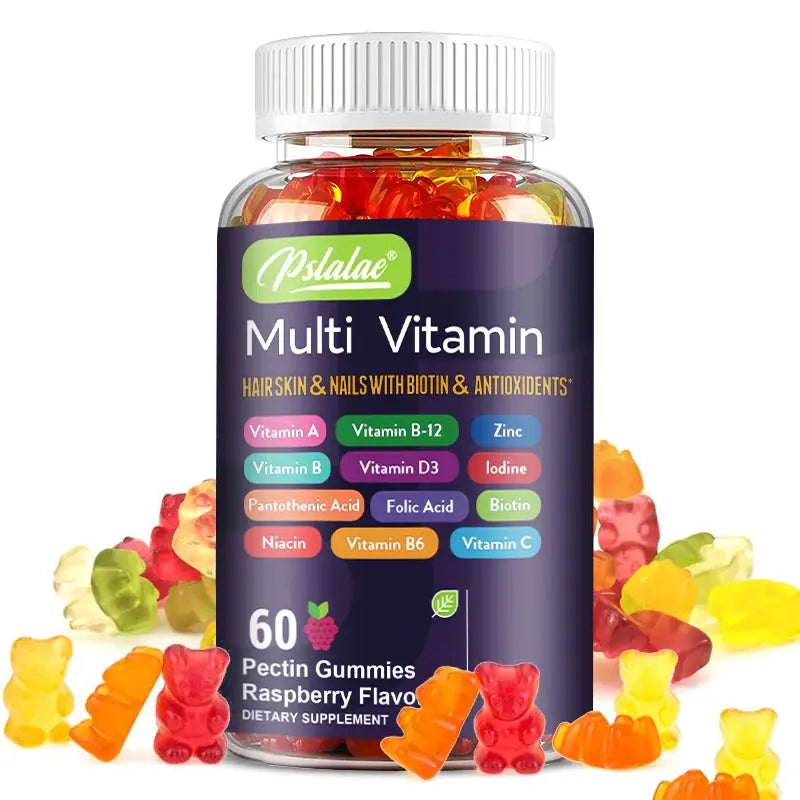Multivitamin Gummies - with Vitamins and Minerals - Enhances Energy Levels, Immune Support, Antioxidant - 60 Gummies Nova Trendz