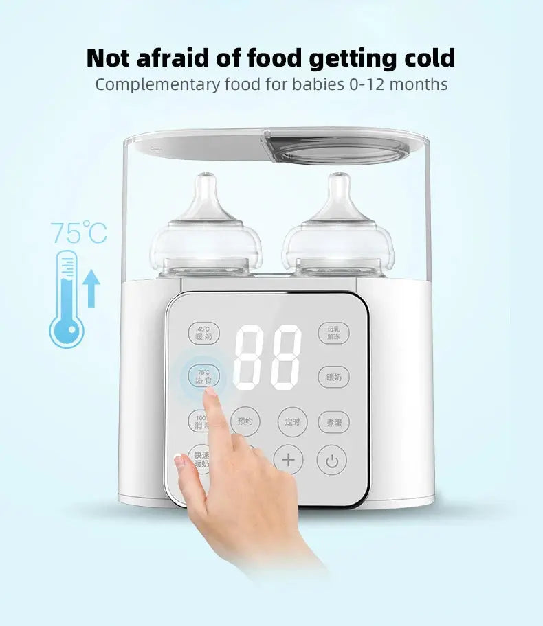 Baby Bottle Warmer Multi function Fast Baby Accessories Food Heater Milk Warmer Steriliser with ACcurate Temperature Control Nova Trendz