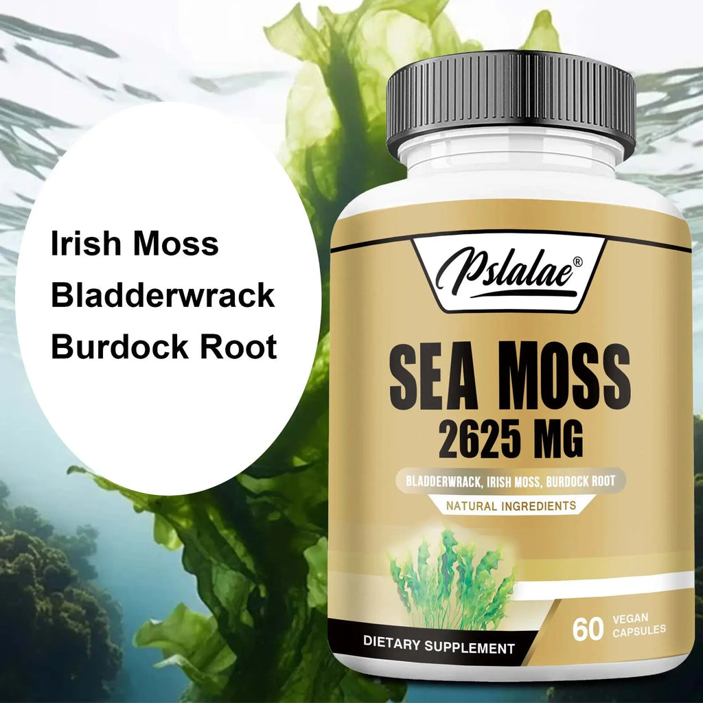 Sea Moss - Energy Nutrition for Men and Women, Supports Immunity, Muscle Mass Endurance, Increases Vitality - 60 Capsules Nova Trendz