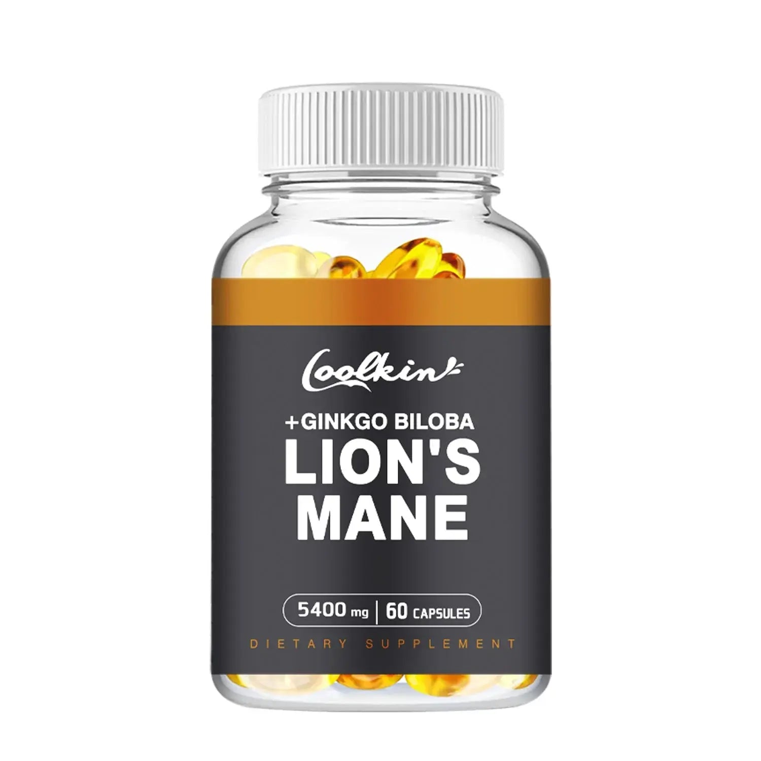 Lion's Mane Mushroom - Enhance Brain Function, Improve Memory & Cognition, Improve Mood, and Sleep Health - 60 Capsules Nova Trendz
