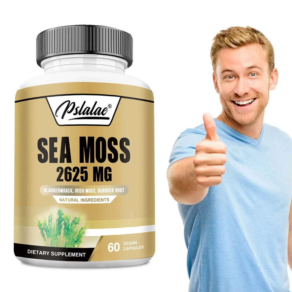 Sea Moss - Energy Nutrition for Men and Women, Supports Immunity, Muscle Mass Endurance, Increases Vitality - 60 Capsules Nova Trendz