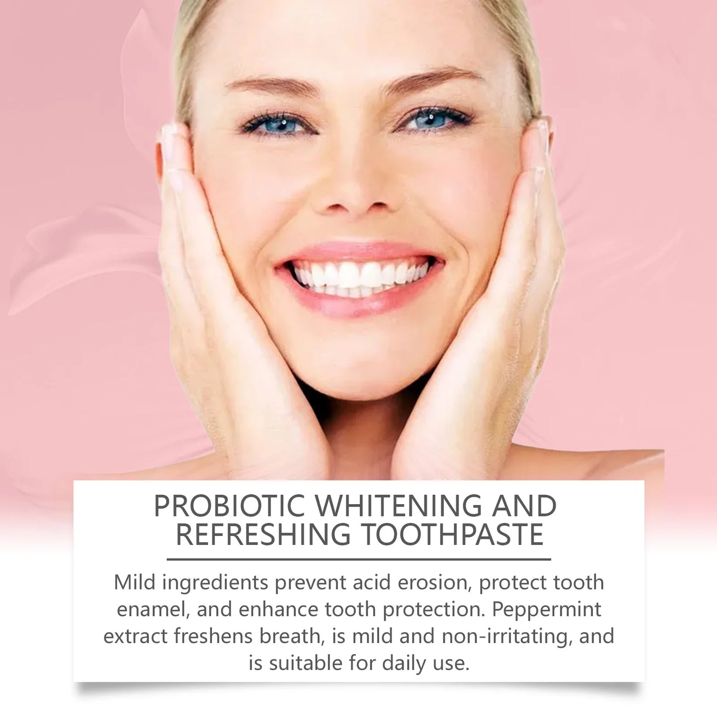 Oralhoe 100g Sp4 Probiotic Brightening Teeth Toothpaste Plaque Stain Remove Oral Hygiene Cleaning Fresh Breath Dental Toothpaste