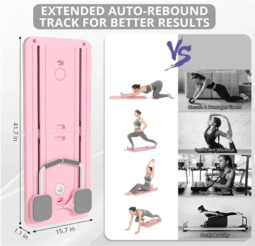 U.S FAST SHIPPING!!! Adjustable Pilates Board, Home Workout | Ab & Push-up Workout Board- Yoga Nova Trendz