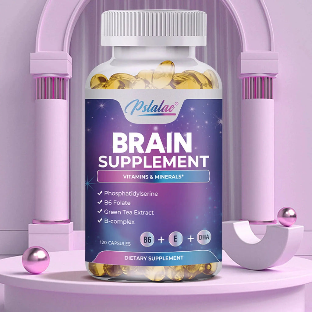 Brain Supplement - Boosts Brain Function, Helps Improve Memory, Intelligence and Concentration - 120 Capsules Nova Trendz