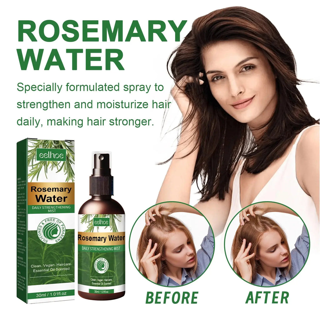Eelhoe Rosemary Hair & Scalp Oil with Brush Rosemary Scalp Treatment Oil with Applicator Brush Nova Trendz