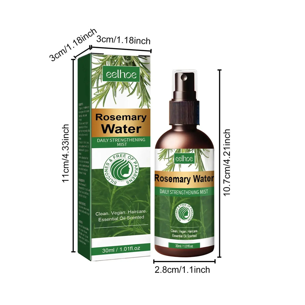 Eelhoe Rosemary Hair & Scalp Oil with Brush Rosemary Scalp Treatment Oil with Applicator Brush Nova Trendz