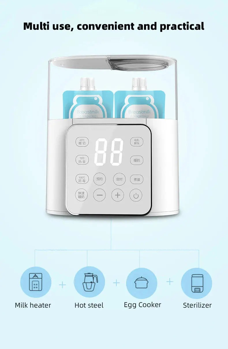 Baby Bottle Warmer Multi function Fast Baby Accessories Food Heater Milk Warmer Steriliser with ACcurate Temperature Control Nova Trendz