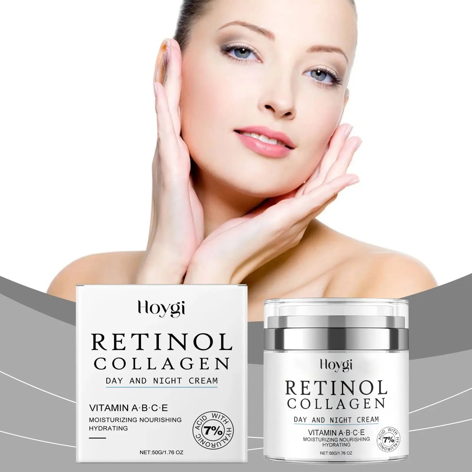 50g Hoygi Retinol Anti Aging Face Cream Moisturize Nourish Tighten Skin Remove Wrinkles Radiate Youthful Radiance Collagen Cream Nova Trendz