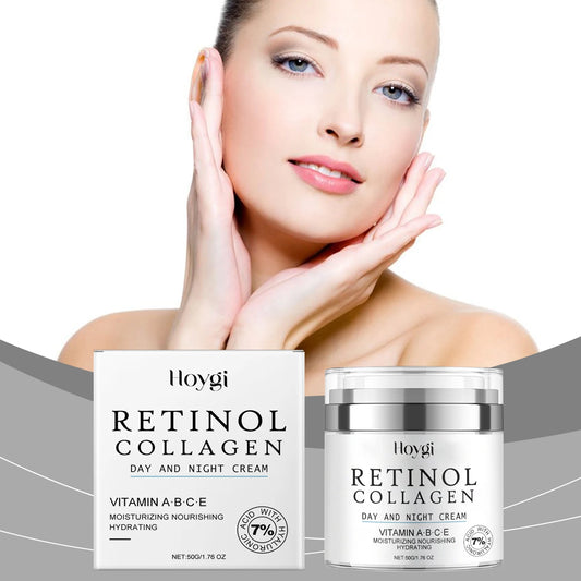 50g Hoygi Retinol Anti Aging Face Cream Moisturize Nourish Tighten Skin Remove Wrinkles Radiate Youthful Radiance Collagen Cream