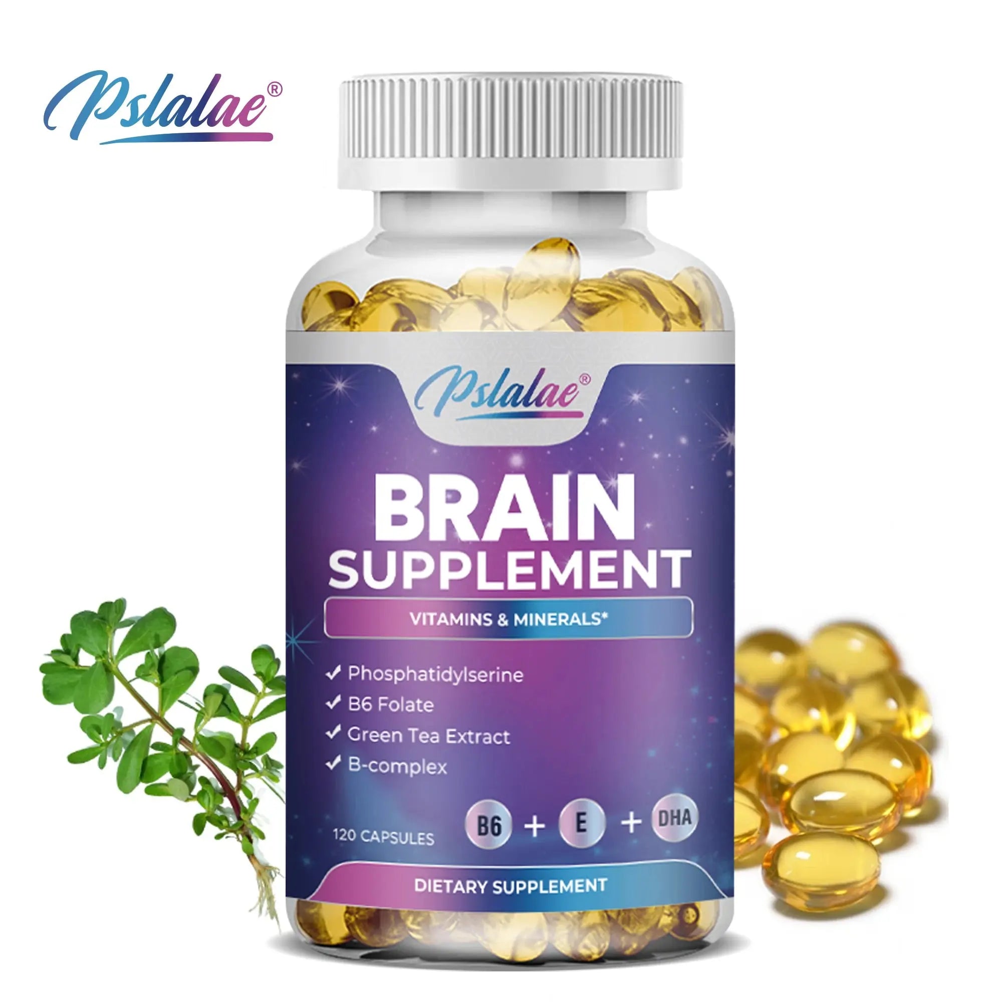 Brain Supplement - Boosts Brain Function, Helps Improve Memory, Intelligence and Concentration - 120 Capsules Nova Trendz