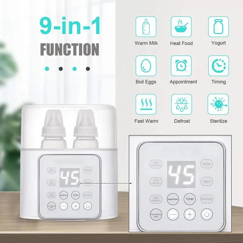 Baby Bottle Warmer Multi function Fast Baby Accessories Food Heater Milk Warmer Steriliser with ACcurate Temperature Control Nova Trendz