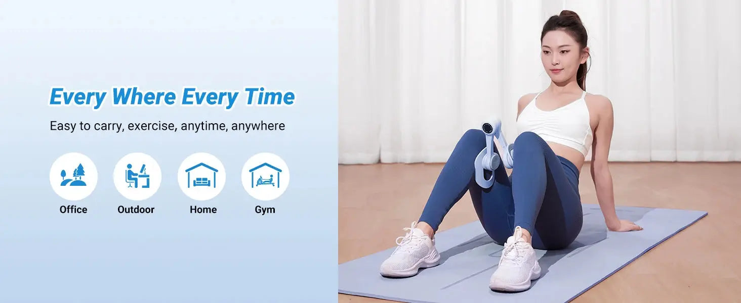MERACH Thigh Trainer Pelvic Floor Muscle Trainer/Inner Thigh Exercise Workout Equipment Pilates Pelvic Floor Strengthen Device Nova Trendz