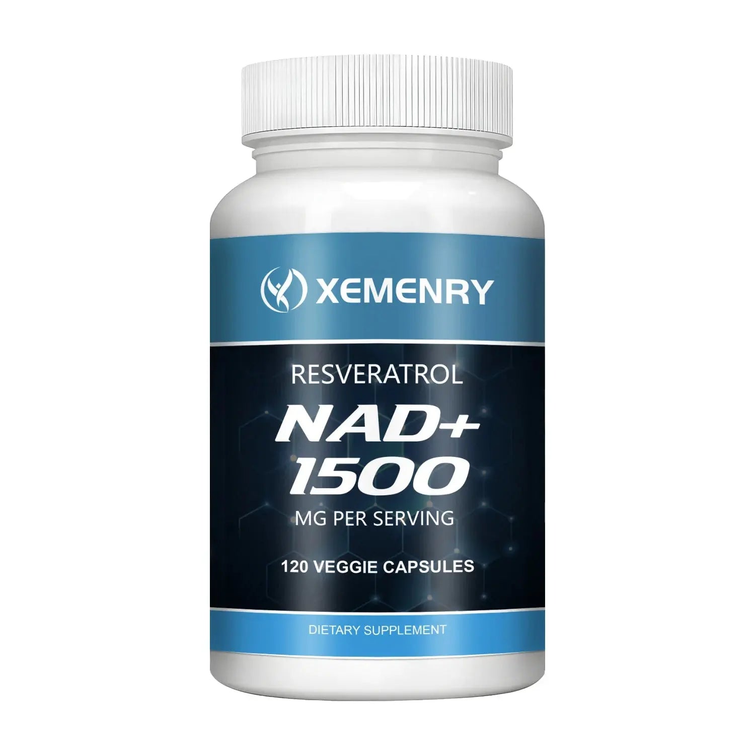 NAD+Supplements - with Resveratrol - Natural Energy Supplement, Support Cell Health, Anti-aging, Enhance Immunity - 120 Capsules Nova Trendz