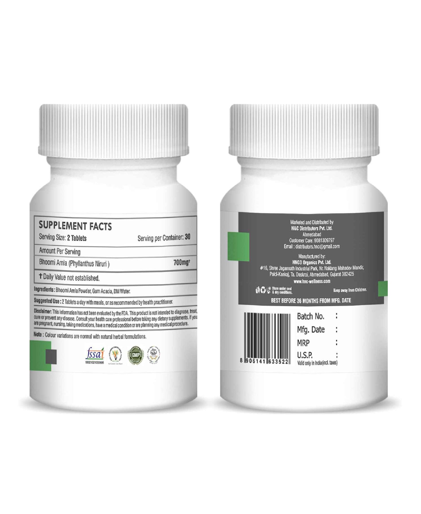 H&C Bhoomi Amla Tablets – Boost Immunity Naturally with Ayurvedic Amla Supplement