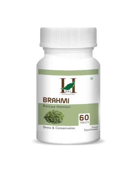H&C Brahmi Tablets – Natural Ayurvedic Memory Booster & Brain Tonic