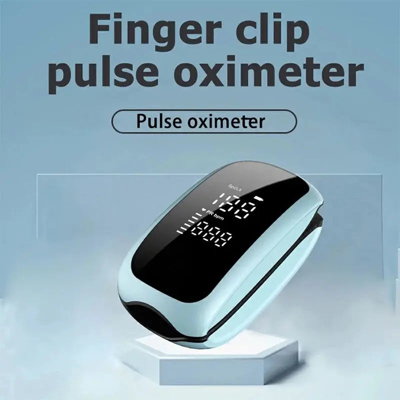 Recharge Finger Pulse Oximeter SpO2 Blood Oxygen Saturation Monitor with Rate Measurements Meter Medical Digital LED Heart Rate Nova Trendz