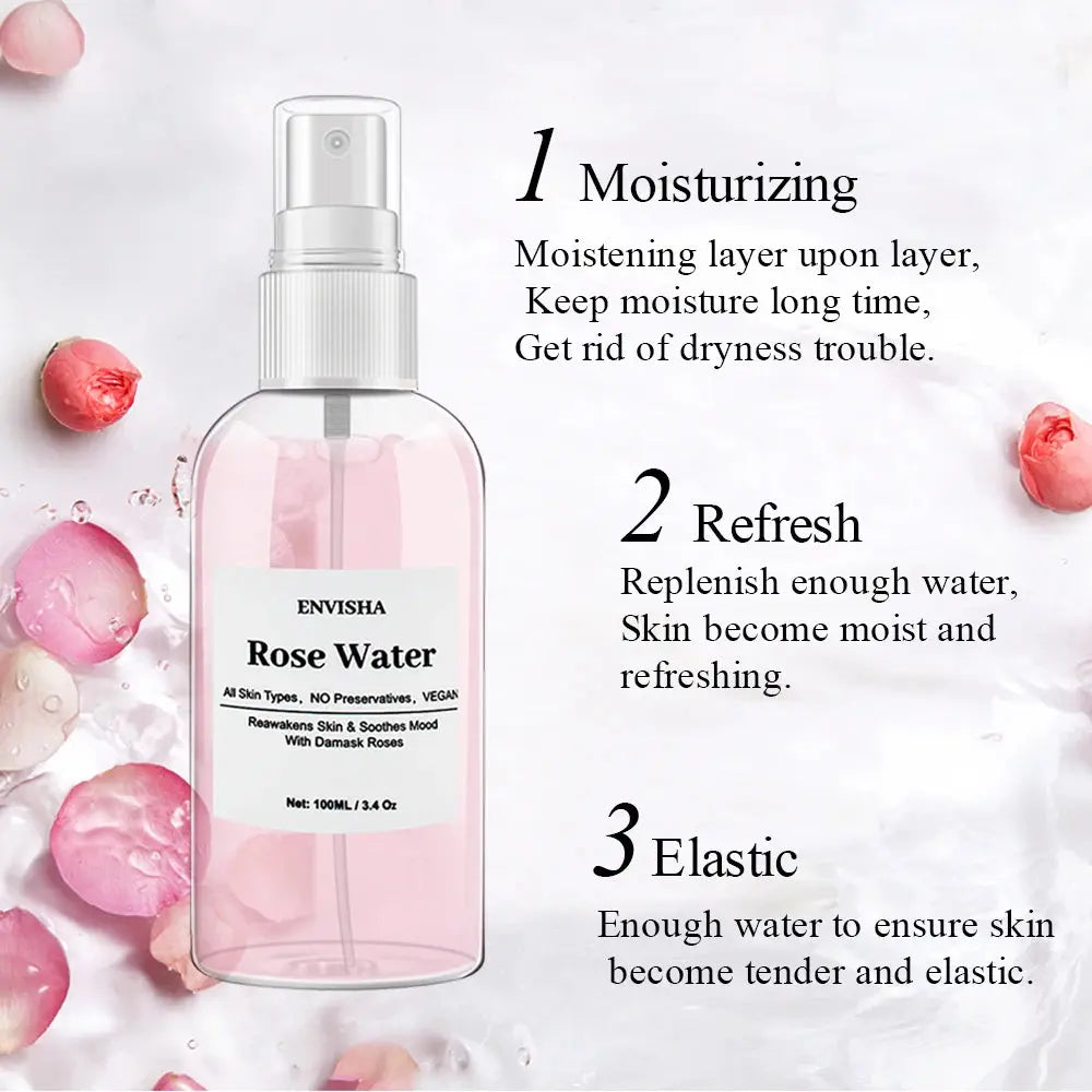 ENVISHA Rose Water Toner for Face, Rose Water Facial Toner for Hydrating Skin Care - Nova Trendz