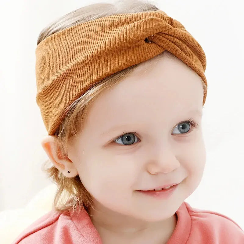 Baby Headband Mommy Twist Hairband For Women Girls Turban Mother Daughter Hair Accessories Cotton Newborn Head Wrap 2pcs/Set Nova Trendz