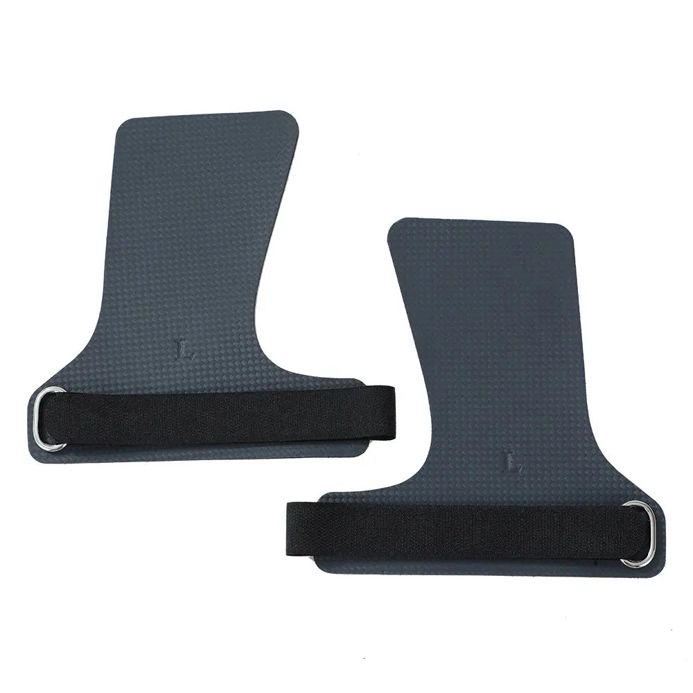 A Pair of Carbon No Finger Hole Hand Grips for Crossfit Pull Ups Cross Training Kettlebell Gymnastics Workout Palm Protector Nova Trendz