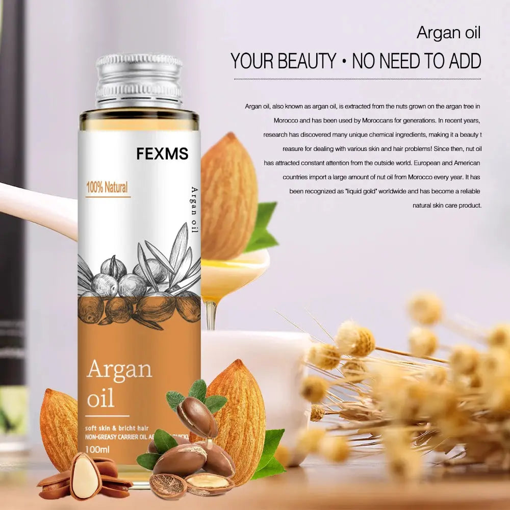 Organic  Argan Oil  100% Pure Cold Pressed Virgin Premium Grade For Dry & Damaged Skin, Hair, Face, Body, Scalp & Nails - Nova Trendz