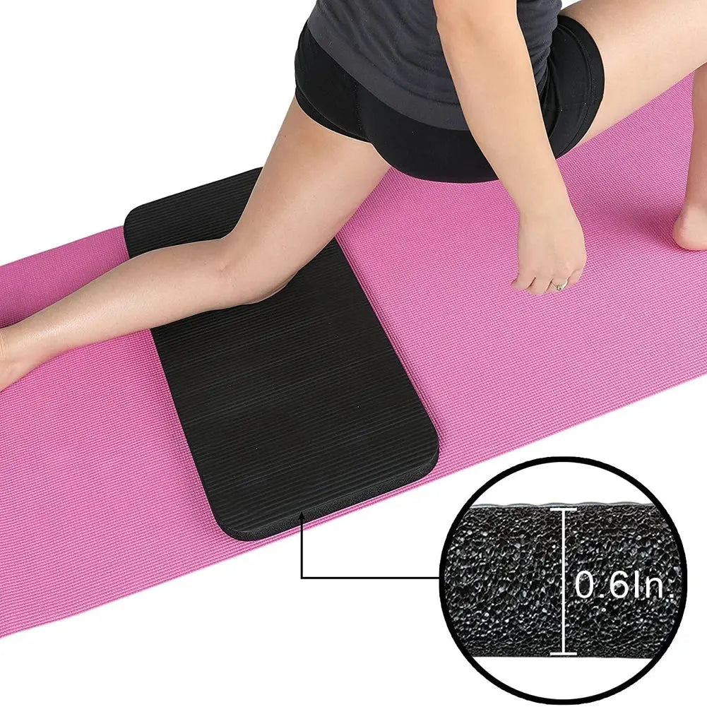 1.5cm Extra Thick Yoga Knee Pad Non-slip Foam Yoga Pads Fitness Crossfit Pilate Mat Workout Sport Plank Cushion Gym Equipment - Nova Trendz