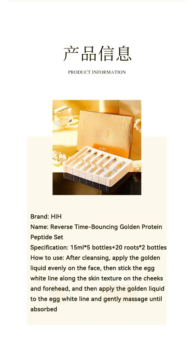 24K Gold Face Serum Active Collagen Silk Thread Facial Skin Care Essence Anti-Aging Smoothing Firming Moisturizing Hyaluronic Nova Trendz