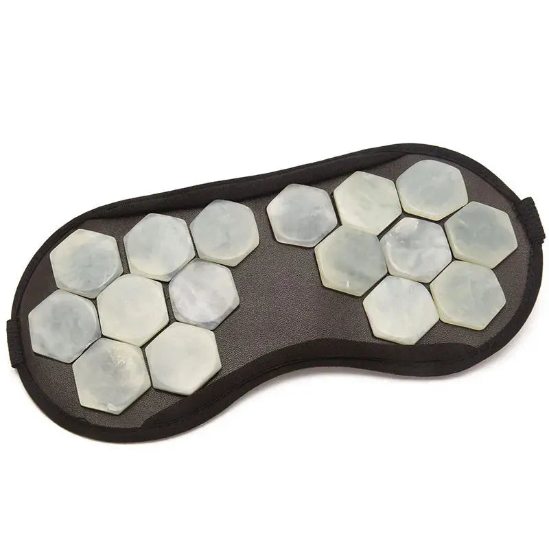 Eye Mask Tourmaline Eye Massager Electric Jade Stone Massage Heat Therapy Germanium Infrared Relaxation Health Care Gift - Nova Trendz