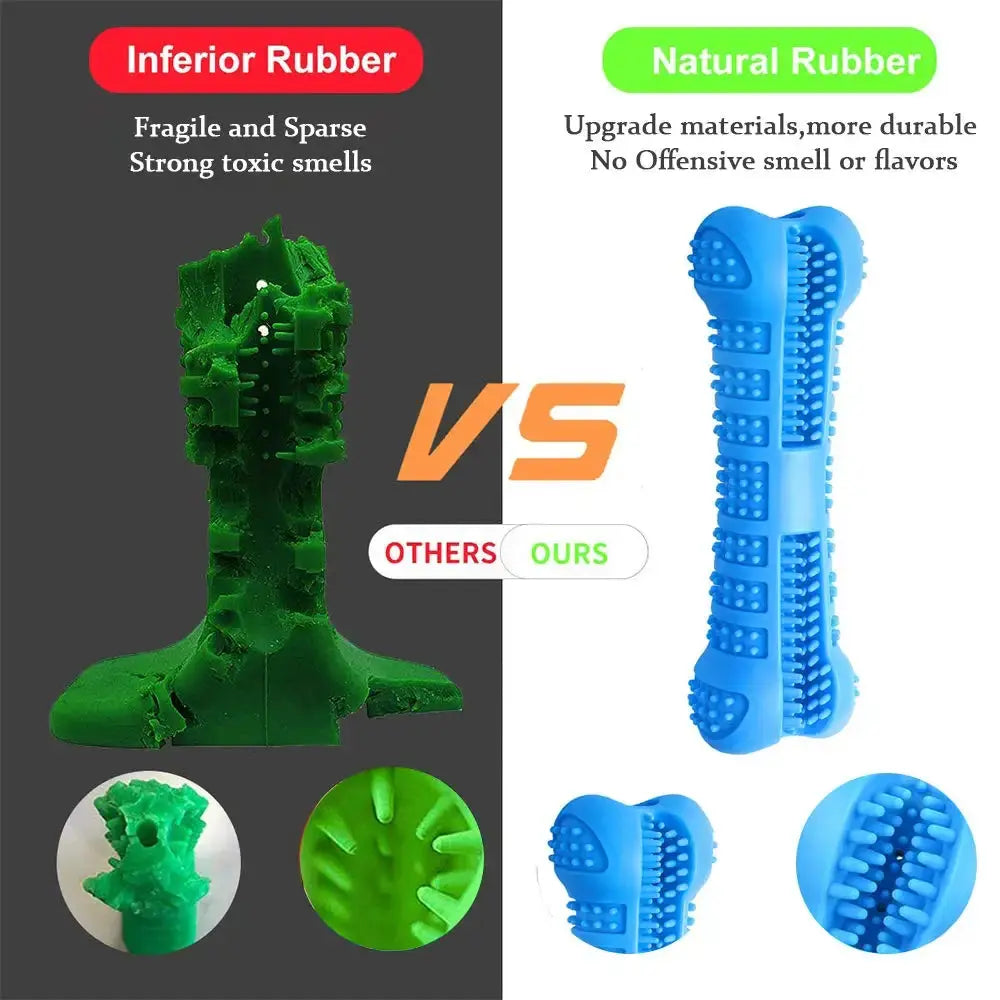 Soft Rubber Dog Toothbrushes Puppy Toys Dog Brush Stick 360 Degree Teeth Cleaning Toothpaste for Small Dogs Pet Toothbrush - Nova Trendz