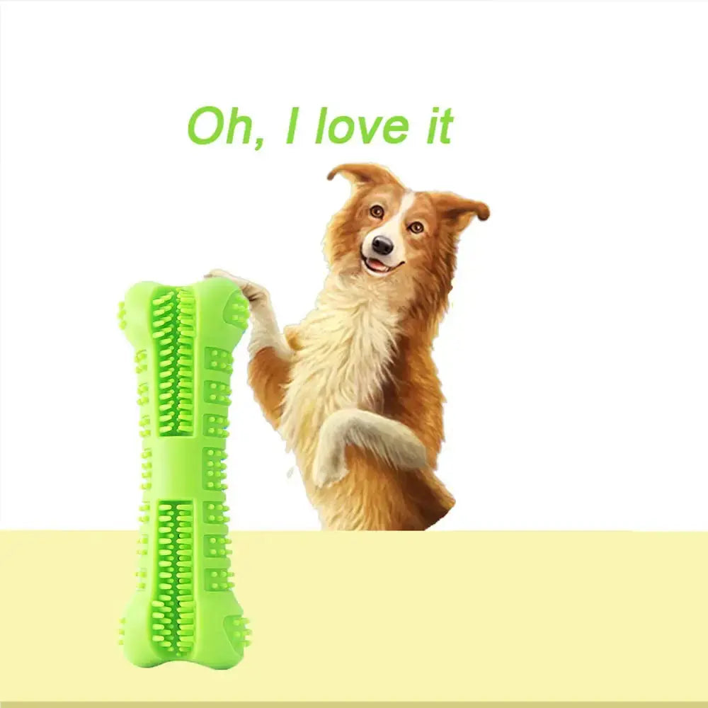 Soft Rubber Dog Toothbrushes Puppy Toys Dog Brush Stick 360 Degree Teeth Cleaning Toothpaste for Small Dogs Pet Toothbrush - Nova Trendz