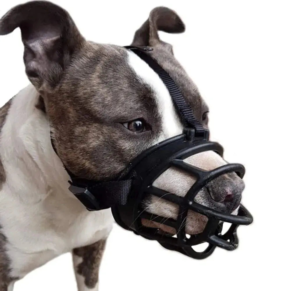 Comfy Soft Silicone Pet Dog Muzzle Breathable Basket Muzzles for Small Medium Large and X-Large Dogs Stop Biting Barking Chewing - Nova Trendz