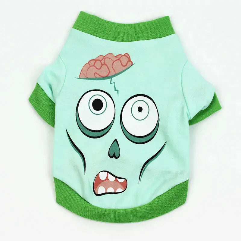 New Halloween Pet Clothes For Small Dogs Funny Dog Vest Cat Clothing Pet Hoodies Party Grimace Pumpkin Costume Puppy Up Outfit Nova Trendz