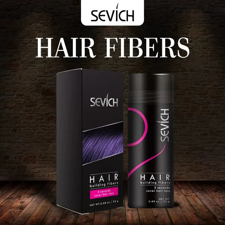 Sevich Hair fiber Spray 25g Keratin Hair Building Fibers Regrowth Powder Hair Root Cover Up Thickening Hair Loss Concealer Spray Nova Trendz