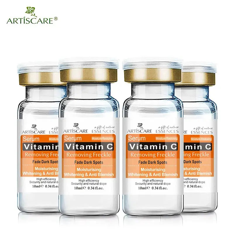 ARTISCARE Vitamin C Serum for Face Moisturizing 4Pcs Hyaluron Acid Facial Care Nourishing Essence SkinCare Products - Nova Trendz