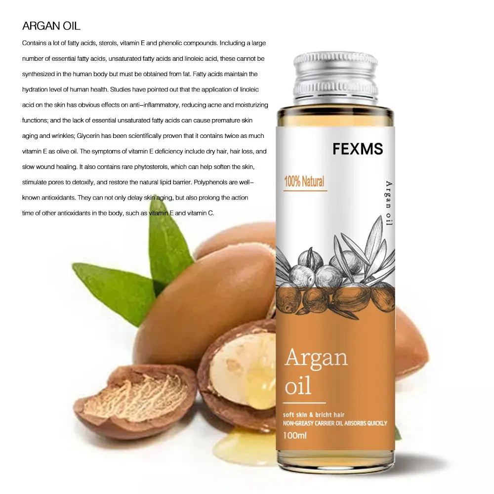 Organic  Argan Oil  100% Pure Cold Pressed Virgin Premium Grade For Dry & Damaged Skin, Hair, Face, Body, Scalp & Nails - Nova Trendz