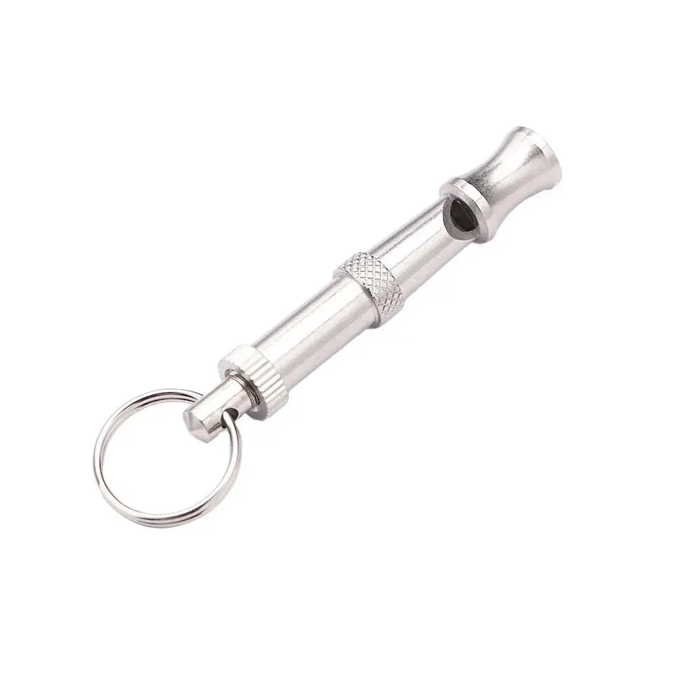 New 1pcs Wholesale High quality Pet Training Adjustable Ultrasonic Sound Key chain Dog Whistle Make Dog Stop Barking Whistles - Nova Trendz