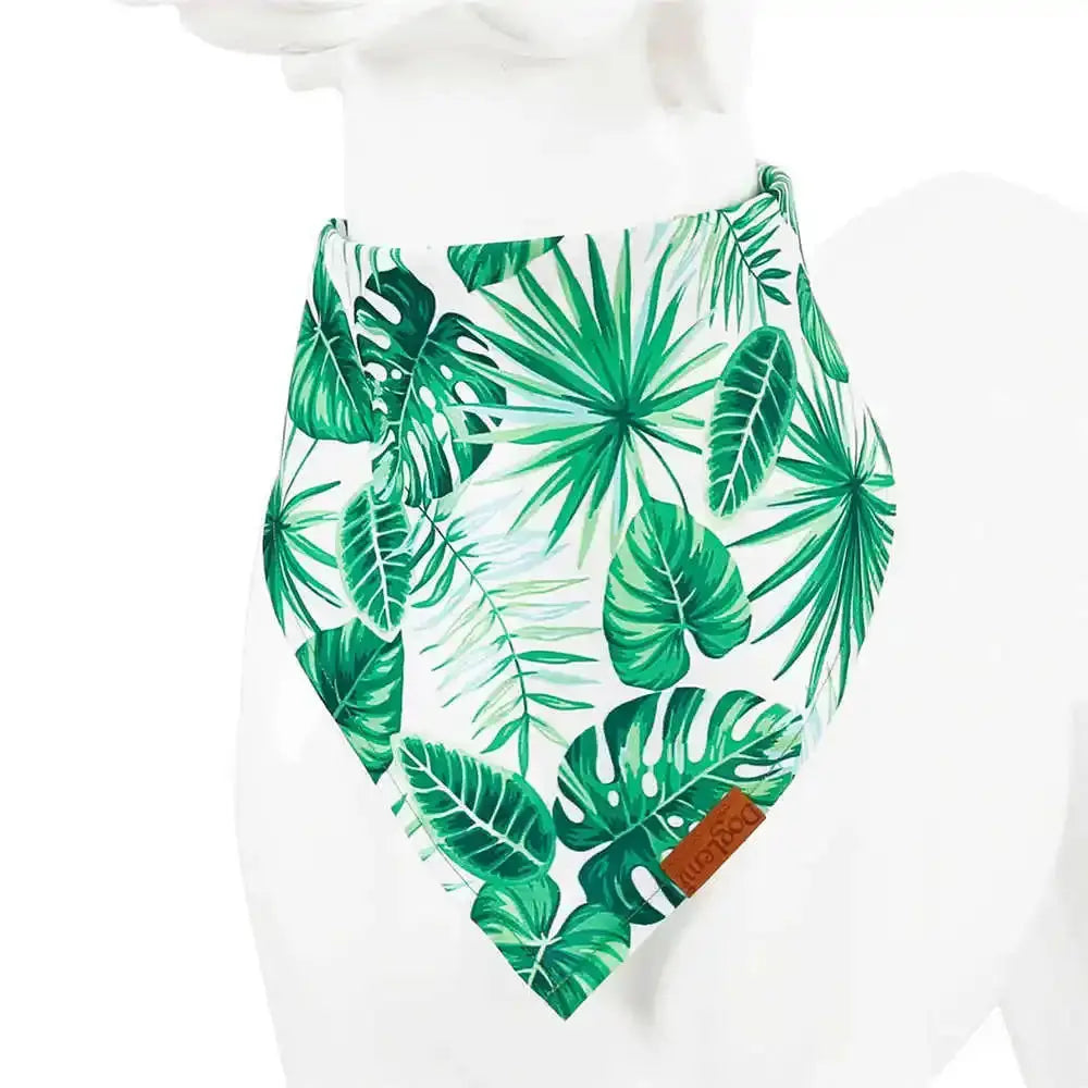 Dog Scarf Pet Dog Bandana Bib Pet Bandana Pet Accessories Triangular Bandage Adjustable Tie On for Cat Puppies Medium Large Dogs - Nova Trendz
