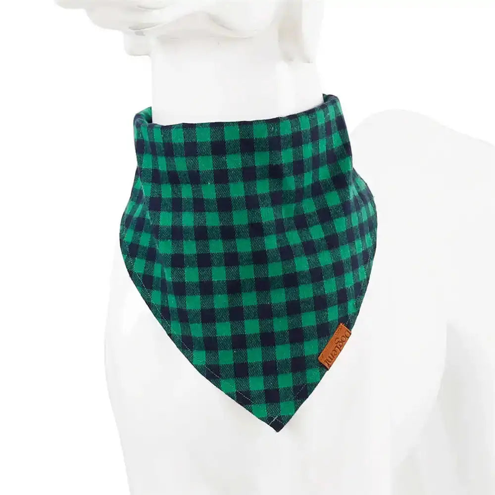 Dog Scarf Pet Dog Bandana Bib Pet Bandana Pet Accessories Triangular Bandage Adjustable Tie On for Cat Puppies Medium Large Dogs - Nova Trendz
