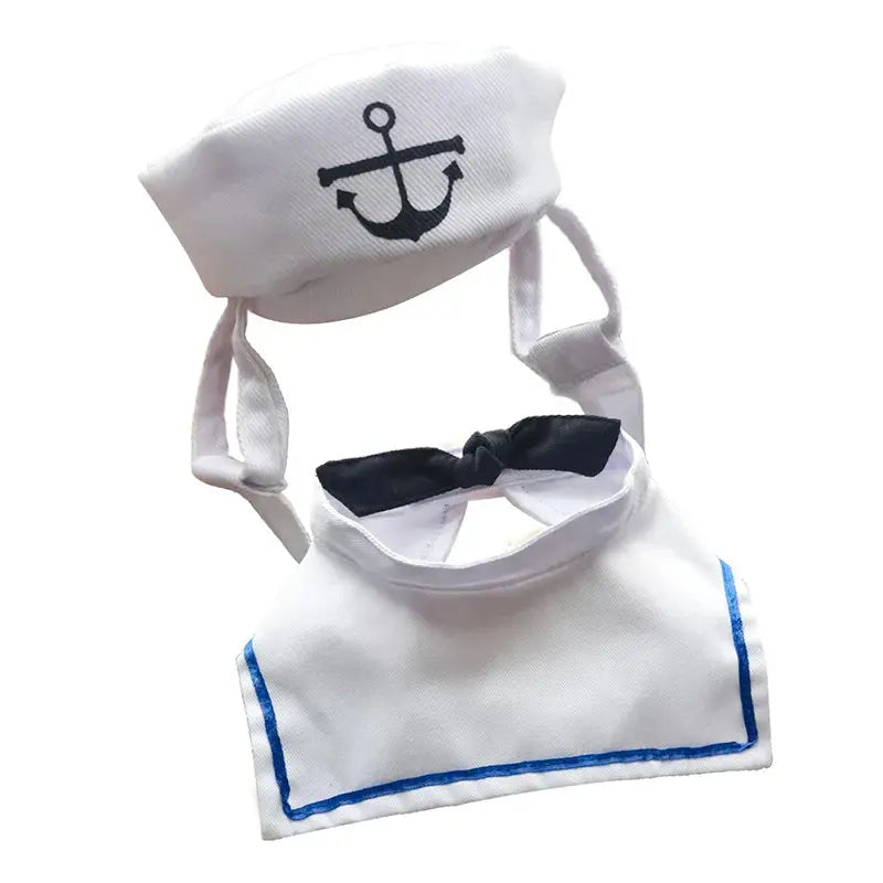 Funny Pet Cat Costumes Cat Dog Rabbit Apparel Clothes For Halloween Cosplay Navy Sailor Costumes Jacket Cloak Dog Accessories Nova Trendz