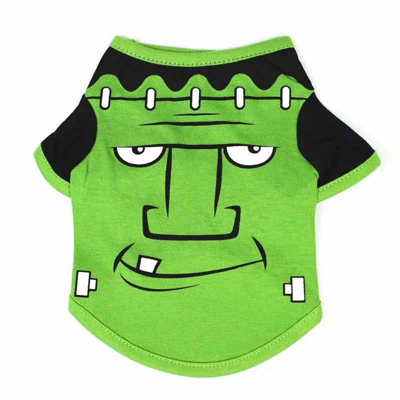 New Halloween Pet Clothes For Small Dogs Funny Dog Vest Cat Clothing Pet Hoodies Party Grimace Pumpkin Costume Puppy Up Outfit Nova Trendz