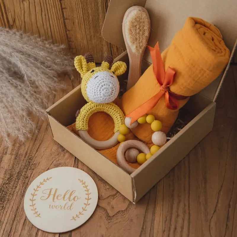Baby Soild Food Feeding Tableware Box Set Baby Silicone Rainbow Stacking Toy Kids Birth Vintage Dishes Gifts Box Nova Trendz