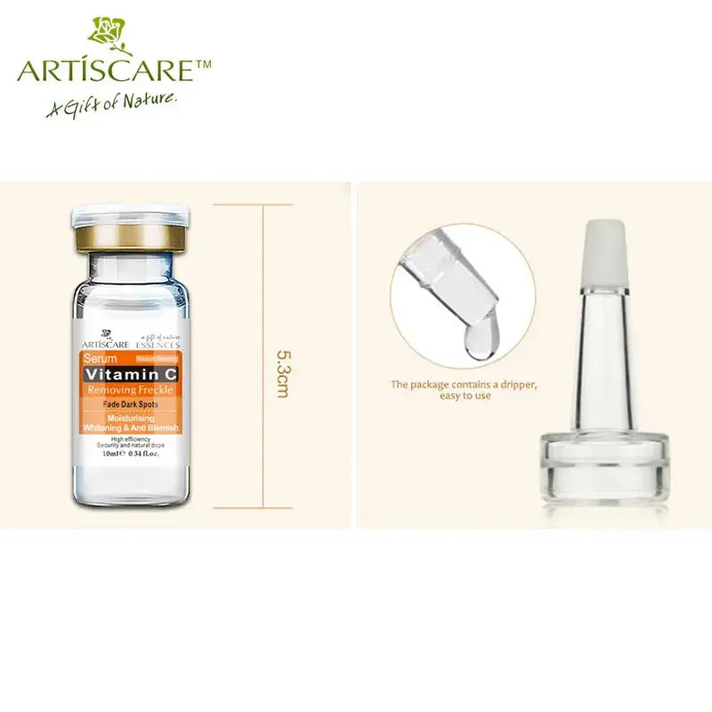 ARTISCARE Vitamin C Serum for Face Moisturizing 4Pcs Hyaluron Acid Facial Care Nourishing Essence SkinCare Products - Nova Trendz