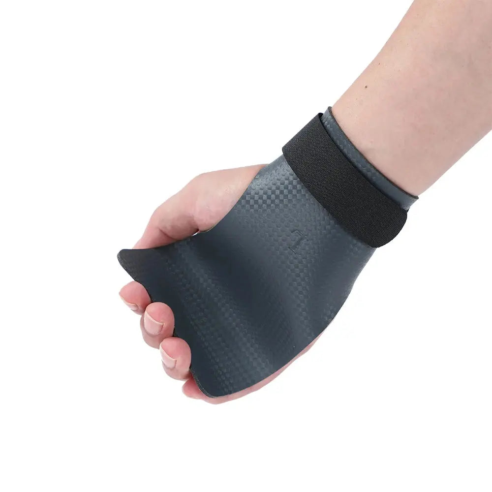 A Pair of Carbon No Finger Hole Hand Grips for Crossfit Pull Ups Cross Training Kettlebell Gymnastics Workout Palm Protector Nova Trendz