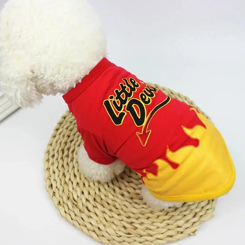 New Halloween Pet Clothes For Small Dogs Funny Dog Vest Cat Clothing Pet Hoodies Party Grimace Pumpkin Costume Puppy Up Outfit Nova Trendz